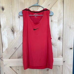 Nike Red Sleeveless Tank Top